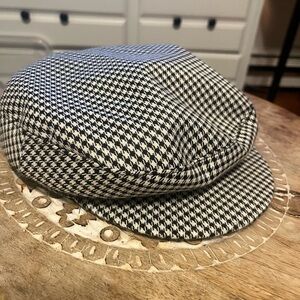 Zara Gingham Newsboy Ivy Hat
